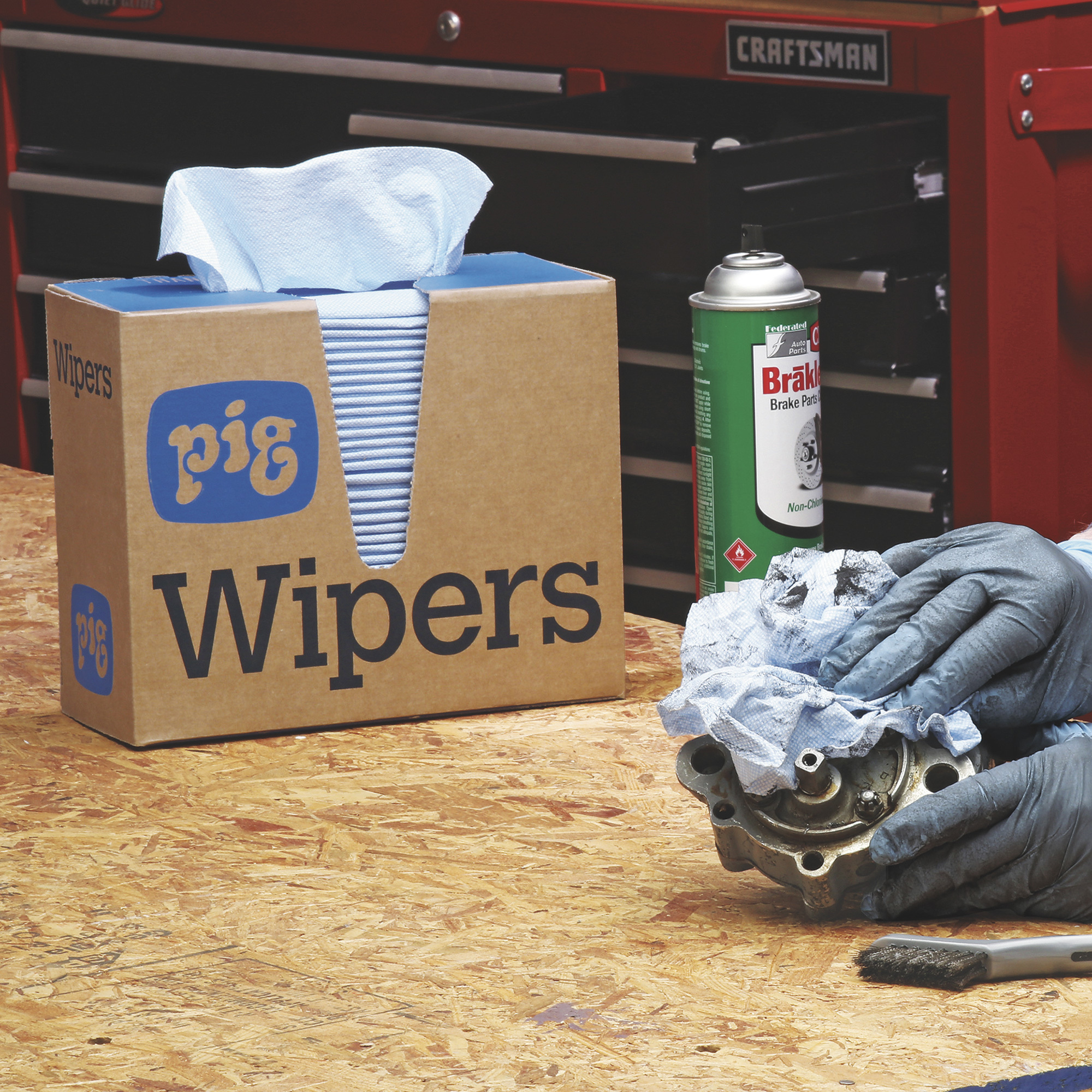 New Pig PR40 All-Purpose Wipers, 12 Pop-Up Boxes of 75 Each